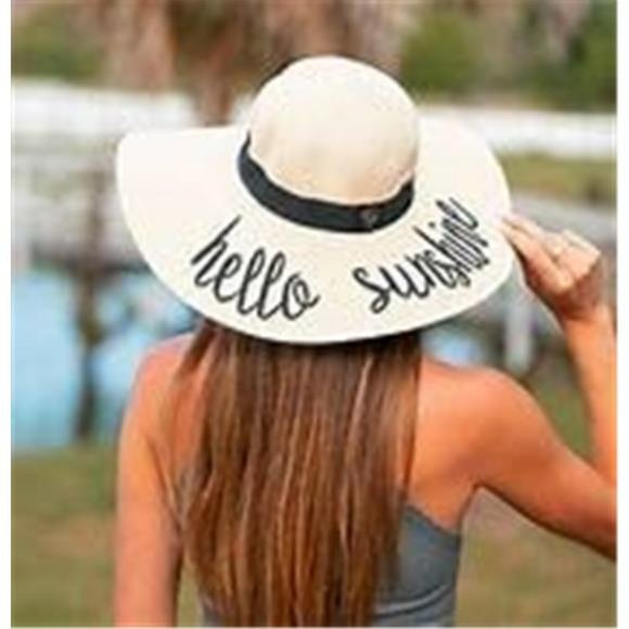 Womens Beach Hat Tan